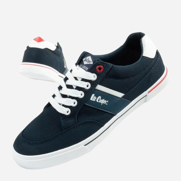 Чоловічі кеди низькі Lee Cooper LCW-25-02-3245M 44 29.3 см Сині (5904292149643) - зображення 4