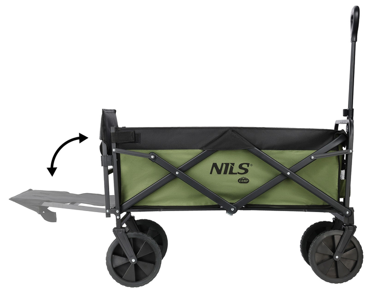 Wózek turystyczny Nils Camp NC2602 150 L Zielony (5908261680373) - obraz 3