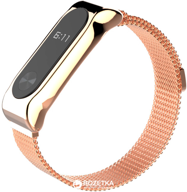 Фітнес-браслет Xiaomi Mi Band 2 OLED Металевий ремінець SE S/M (19 см ...