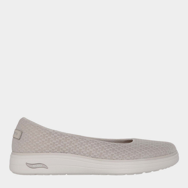 Женские балетки Skechers 138902 TPE 39 (9US) 26 см Бежевые (197976551473) 