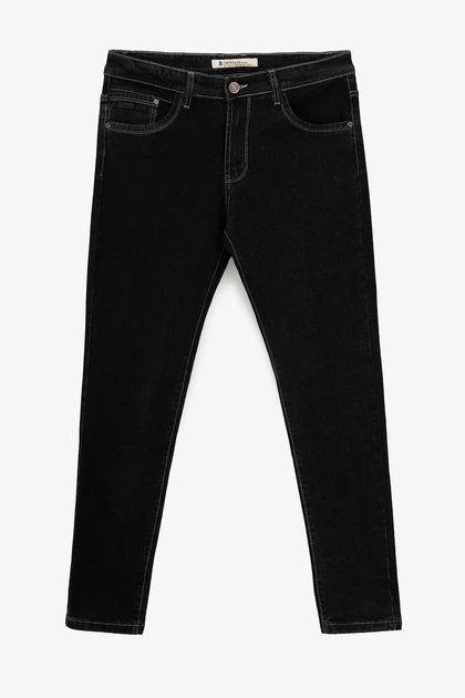 Джинси Regular Fit чоловічі 8122 31 Чорний - зображення 7