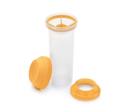 Миксер Tupperware для милкшэйков коктейлей 750 мл желтый - изображение 3