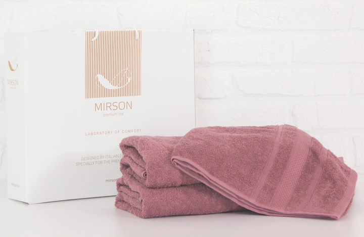 Набір лазневих рушників MirSon №5083 Elite SoftNess Violet 50х90, 70х140, 100х150 від Rozetka на платформі USKIDKA Акція на Набір лазневих рушників MirSon №5083 Elite SoftNess Violet 50х90, 70х140, 100х150 від Rozetka