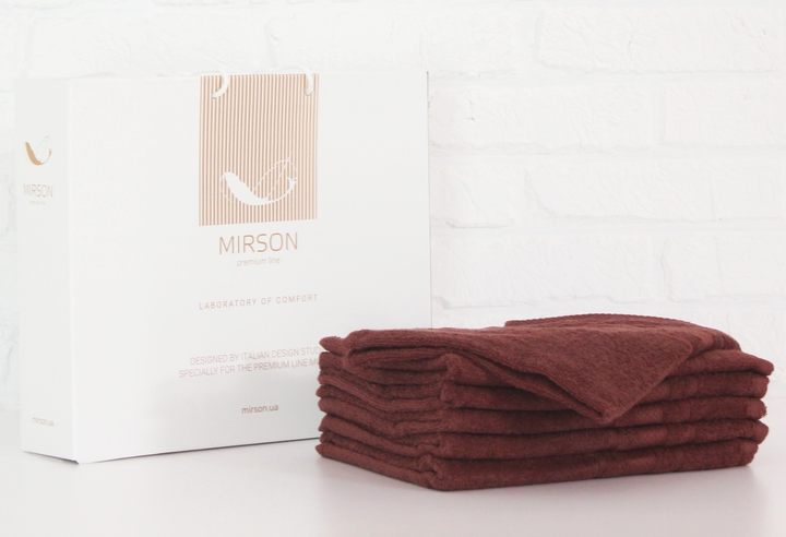 Набір лазневих рушників MirSon №5071 Elite SoftNess Brown 50х90 6 шт від Rozetka на платформі USKIDKA Акція на Набір лазневих рушників MirSon №5071 Elite SoftNess Brown 50х90 6 шт від Rozetka