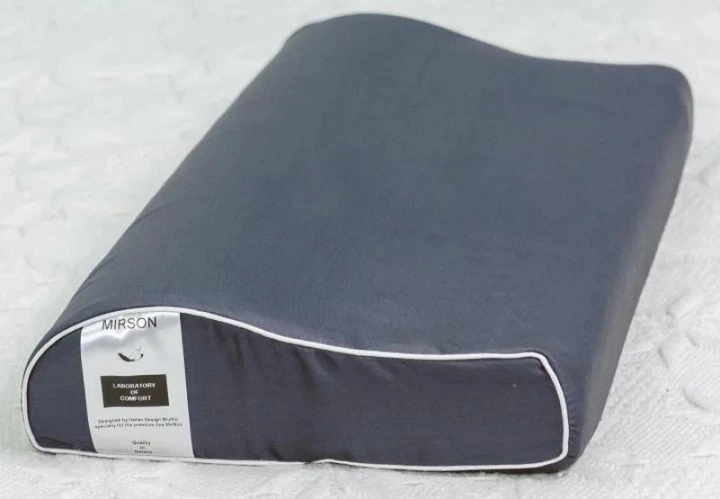 Подушка ортопедическая MirSon №7068 Elite Delicate Satin Iron Grey Kiddy Boy 50х29х5/8 (2200003400076) - изображение 5