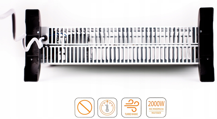 Конвекторний обігрівач MalTec CH2500DW 2000Вт (Польща) - зображення 3