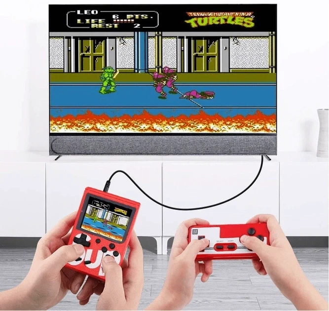 Игровая портативная ретро приставка мини консоль "SUP Game Box" с геймпадом, 400 игр - Фото 13 Игровая портативная ретро приставка мини консоль "SUP Game Box" с геймпадом, 400 игр - изображение 13
