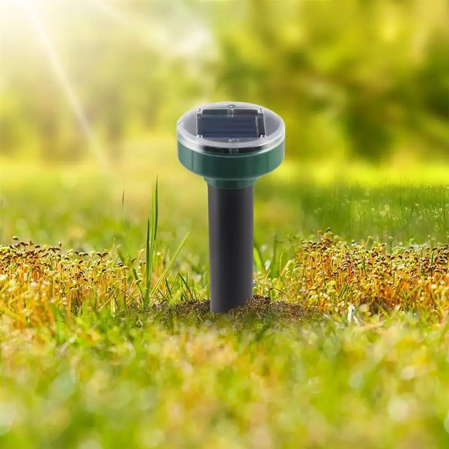 Звуковий відлякувач кротів, комах, гризунів Garden Pro на сонячній батареї - зображення 14
