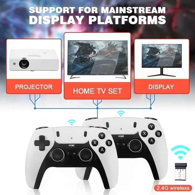 Ігрова приставка Game Box M8 64 ГБ Game Stick HDMI 4K 20000 - зображення 13
