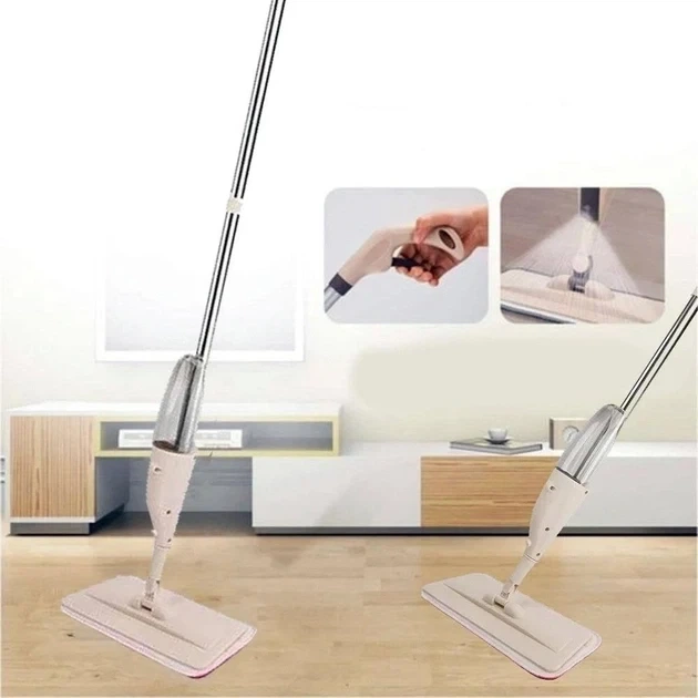 Портативная швабра с распылителем Lima Mop Are, Бежевая - Фото 5 Портативная швабра с распылителем Lima Mop Are, Бежевая - изображение 5