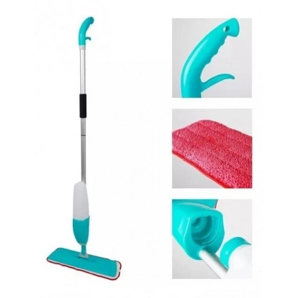 Портативная швабра с распылителем Water Spray Mop Ave, Синяя - изображение 7