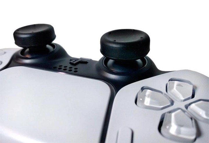 Силиконовые накладки на аналоговые стики Honson для джойстика PS5 Dualsense черные комплект 8 шт - изображение 3
