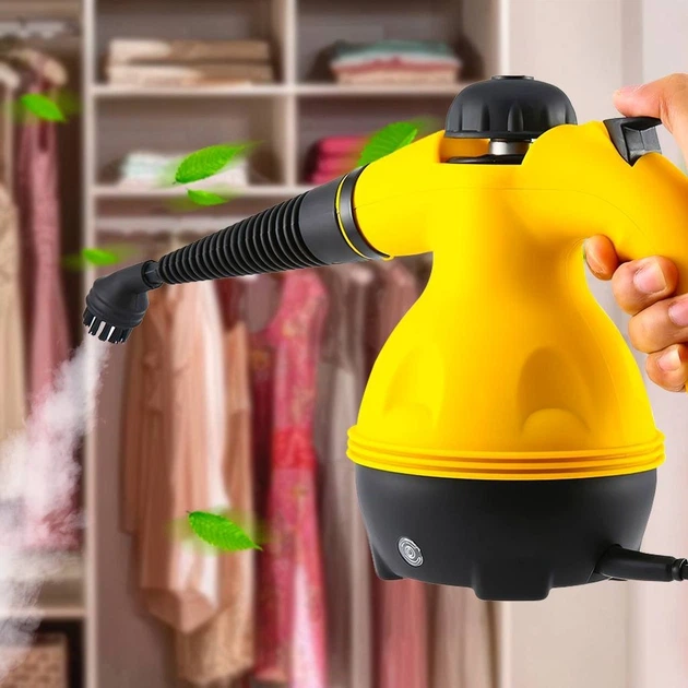 Ручной пароочиститель с насадками 1000 Вт 350 мл Steam Cleaner DF