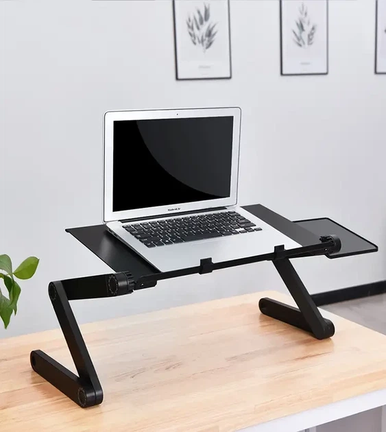 Столик Table 9 Laptop Table T9 столик трансформер для ноутбука в кровать с охлаждением - изображение 8