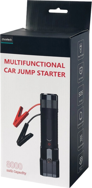 Urządzenie rozruchowe CHOETECH TC0016 8000 mAh LED Jump Starter (6932112103888) - obraz 10