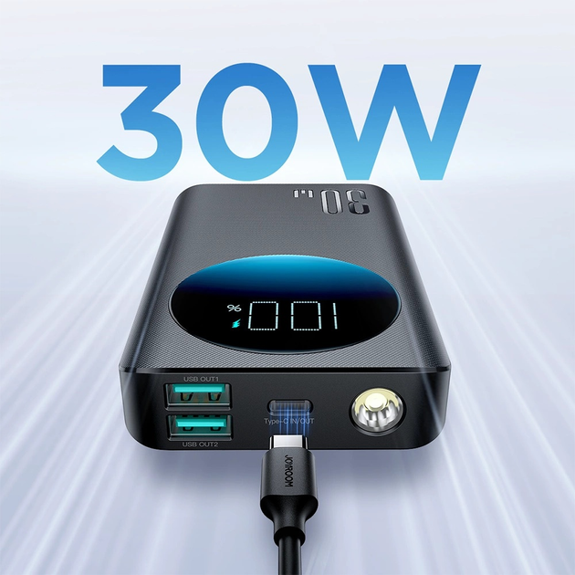 Powerbank JOYROOM JR-PBF01 10000 mAh 30 W Black (6941237113641) - obraz 12