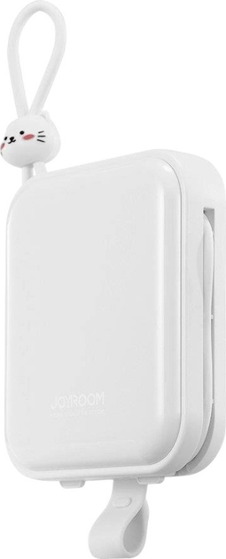 Powerbank JOYROOM JR-L008 Cutie Series 10000 mAh USB-C/Lightning 22.5 W White (6956116711924) - obraz 4