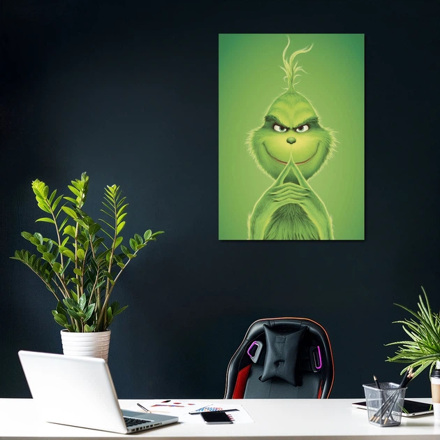 Интерьерная картина Гринч с хитрой улыбкой, Grinch (2018), 42×30 см (id3613) - изображение 5