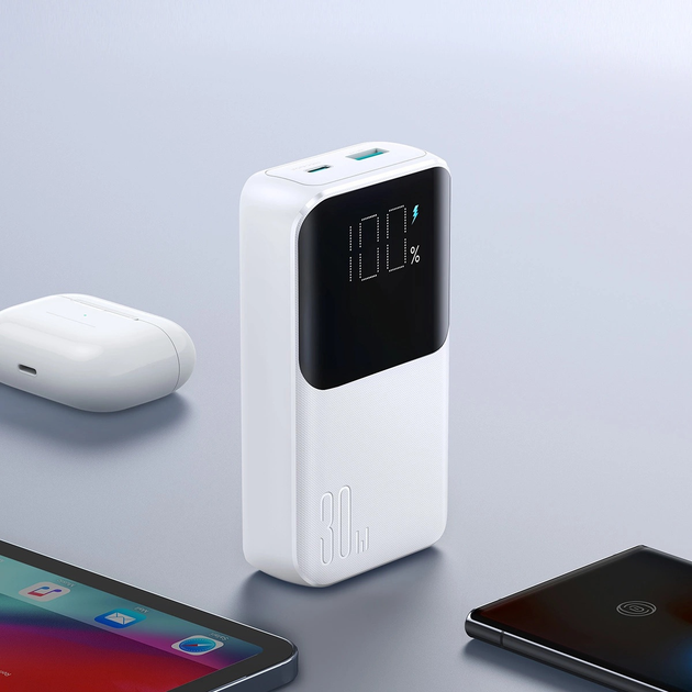 Powerbank JOYROOM JR-PBC06 10000 mAh USB-C/Lightning 30 W White (6956116776466) - obraz 11