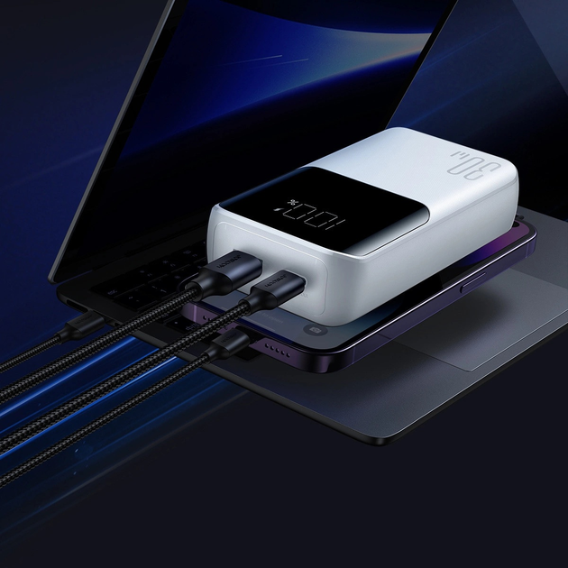 Powerbank JOYROOM JR-PBC06 10000 mAh USB-C/Lightning 30 W White (6956116776466) - obraz 13
