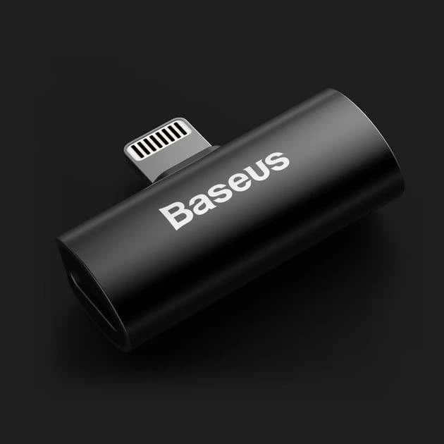 Адаптер зарядка переходник Baseus L46 Lightning to Lightning + Lightning (CAL46-01) black - изображение 8