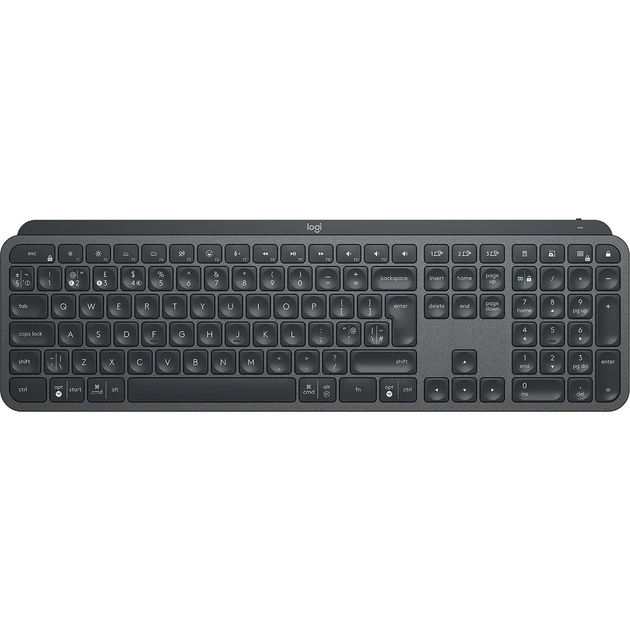 Клавіатура Logitech MX Keys Advanced for Business Wireless Illuminated UA Graphite (920-010251) - зображення 1