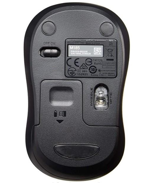 Комп’ютерна миша Logitech M185 Синя 2,4 ГГц - изображение 3