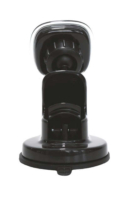 Держатель для телефона в авто Holder 4you GL9 Black (присоска, прозр часть, компактный, мощный магнит 360°) - изображение 4