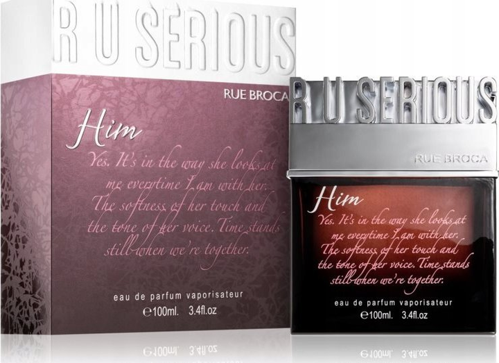 Woda perfumowana męska Rue Broca R U Serious Him 100 ml (6290171040651) - obraz 3