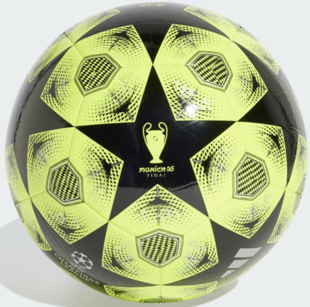 Футбольний м'яч Adidas Finale 2025 Munich Club Yellow, розмір 5, тренувальний, термополіуретан, машинне зшивання, бутилкаучукова камера(OB_6CB7A9869711) - Фото 2 Футбольний м'яч Adidas Finale 2025 Munich Club Yellow, розмір 5, тренувальний, термополіуретан, машинне зшивання, бутилкаучукова камера(OB_6CB7A9869711) - зображення 2