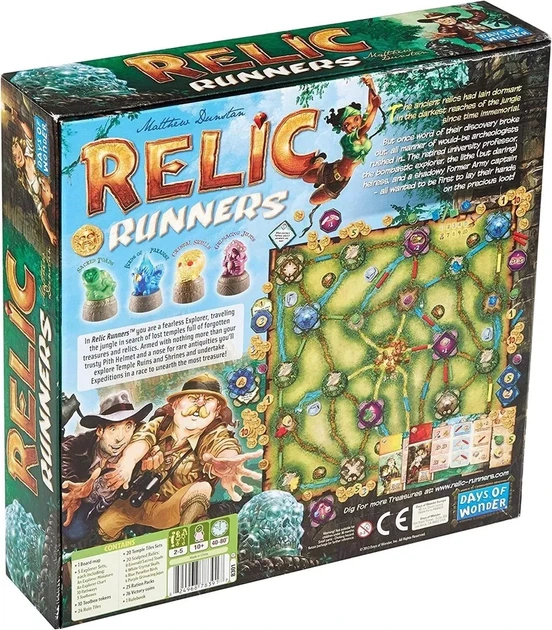 Настольная игра Days of Wonder Relic Runners (824968783917) - Фото 2 Настольная игра Days of Wonder Relic Runners (824968783917) - изображение 2