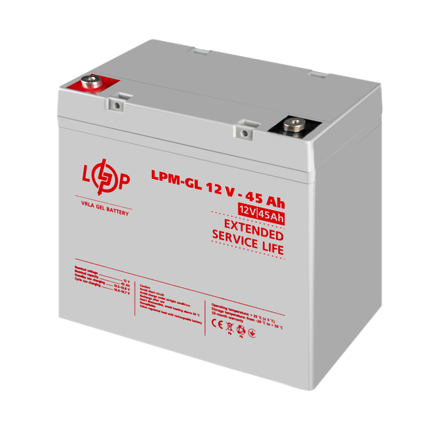 Аккумулятор гелевой LogicPower LPM-GL 12V - 45 Ah - изображение 4
