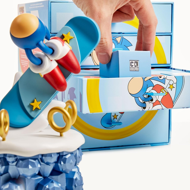 Figurka Numskull Tubbz Sonic Countdown Character (New Cube Box) 15 cm (23MX4G) (5056280449553) - obraz 5