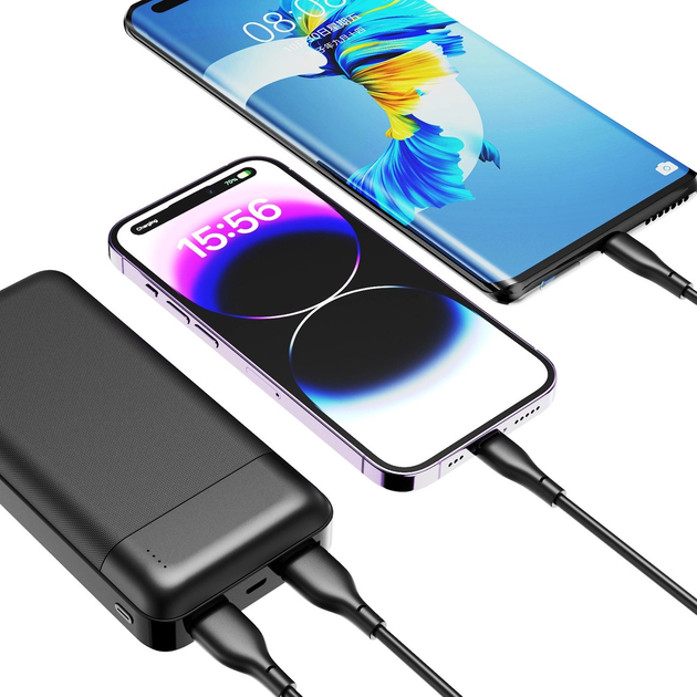 Powerbank Dudao K18 Pro 20000 mAh Black (6976625332076) - obraz 6