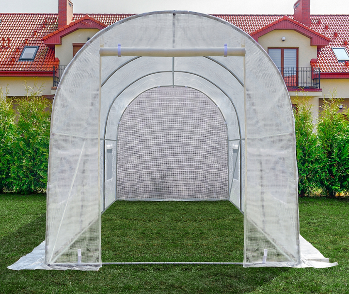 Теплица-парник LEOBRO Garden 6м2 White (LB-6M19W) - изображение 5