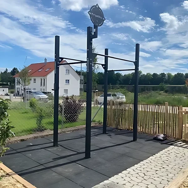 Гумова плитка EcoPlay 500х500x40 мм - Чорний - изображение 3