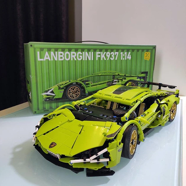 Конструктор техник машинка Lamborghini Sian FK37 на 1239 деталей