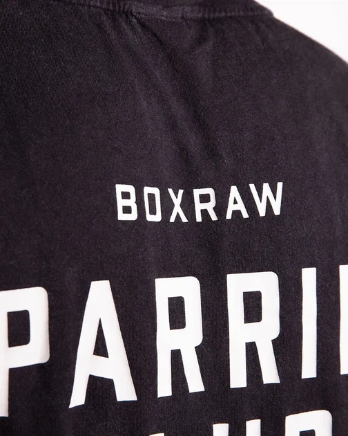 Футболка BOXRAW Sparring Club Oversized XL Чорна - Фото 9 Футболка BOXRAW Sparring Club Oversized XL Чорна - изображение 9