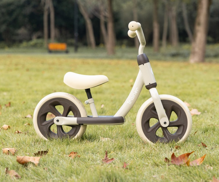 Rowerek biegowy Qplay Trainer 10 " Beige (5061047481905) - obraz 8