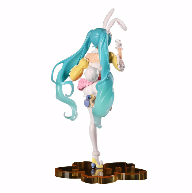 Аниме фигурка Hatsune Miku Хацуне Мику с ушками и пасхальной корзинкой 23см - Фото 5 Аниме фигурка Hatsune Miku Хацуне Мику с ушками и пасхальной корзинкой 23см - изображение 5