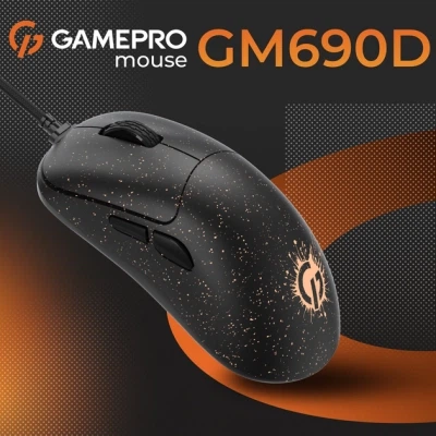 Мышка GamePro GM690D USB Black/Orange (GM690D) - изображение 11