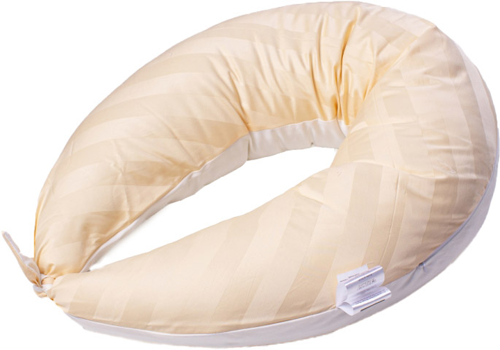 Подушка для вагітних і годування Mirson №10122 Satin Silvian Duet EcoSilk 30х170 см від Rozetka на платформі USKIDKA Акція на Подушка для вагітних і годування Mirson №10122 Satin Silvian Duet EcoSilk 30х170 см від Rozetka