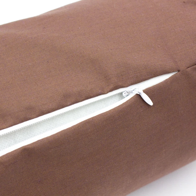 Подушка-валик MirSon №8119 Naturale Line 19-1217 Chocolate Perla EcoSilk 70х20 см (2200006248576) - изображение 7