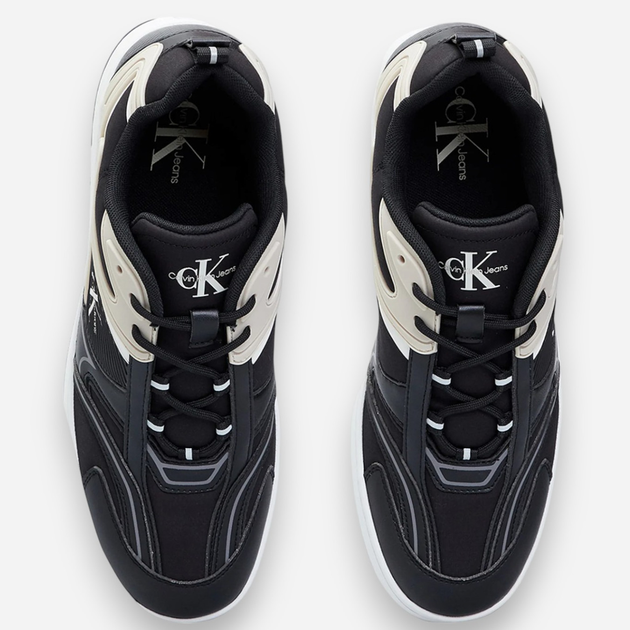 Buty sportowe męskie Calvin Klein Jeans YM0YM00993 43 Czarno-białe (8720109962031) - obraz 3