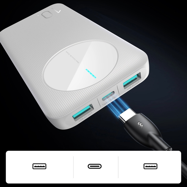 Powerbank JOYROOM JR-PBF12 10000 mAh White (6956116713263) - obraz 7