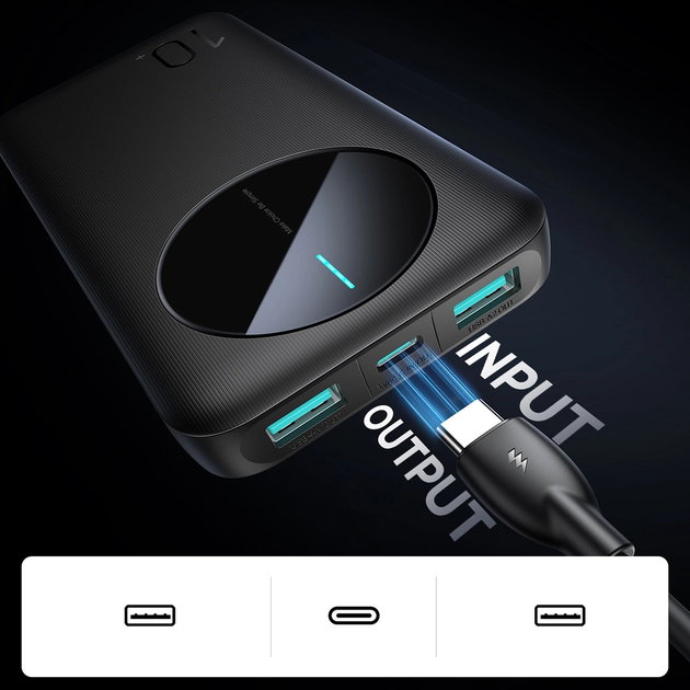 Powerbank JOYROOM JR-PBF12 10000 mAh Black (6956116713256) - obraz 8