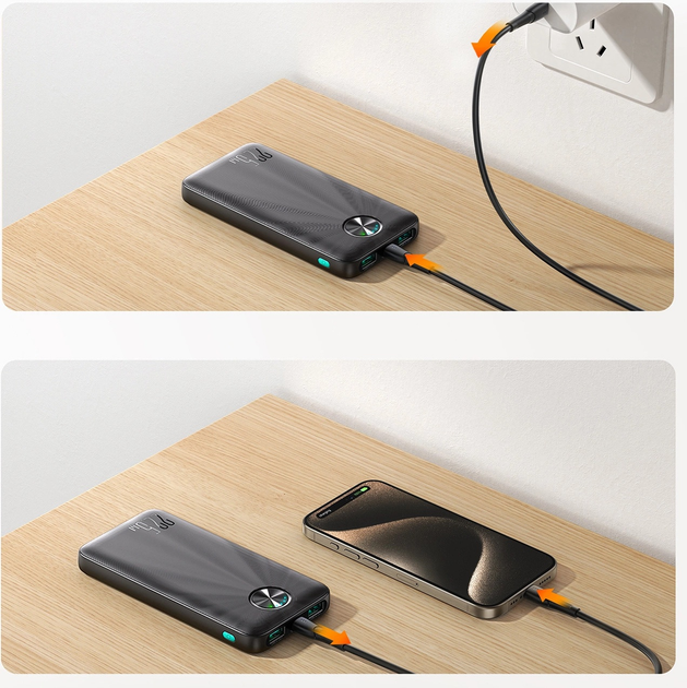 УМБ JOYROOM JR-PBF15 10000 mAh 22.5W Black (6956116717353) - зображення 12