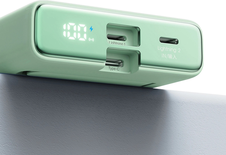 Powerbank Joyroom JR-PBM01 MagSafe 20 W 10000 mAh Green (6941237122926) - obraz 5