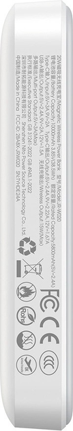 УМБ Joyroom JR-W020 MagSafe 20 W 10000 mAh White (6941237119698) - зображення 7
