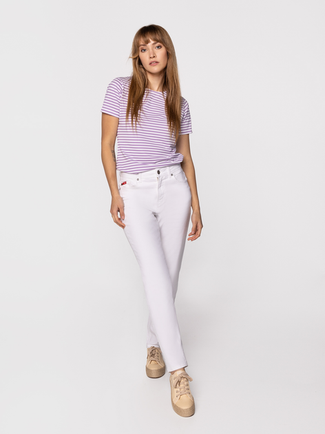 Джинси Mom`s жіночі Lee Cooper Matea-2424 26 Білі (5905991739302) - зображення 3